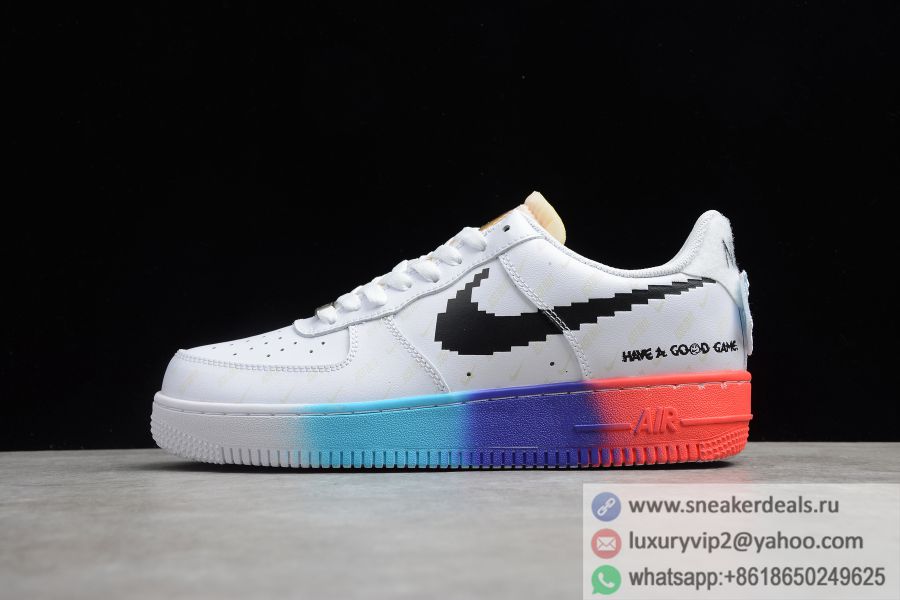 Nike Air Force 1 07 Have A Good Game White Iridescent 318155-113 Unisex Shoes